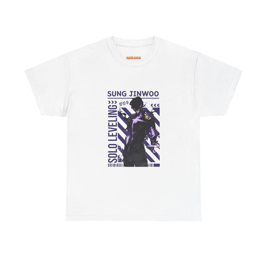 Solo Leveling | Sung Jin-Woo Purple Lightning T-Shirt